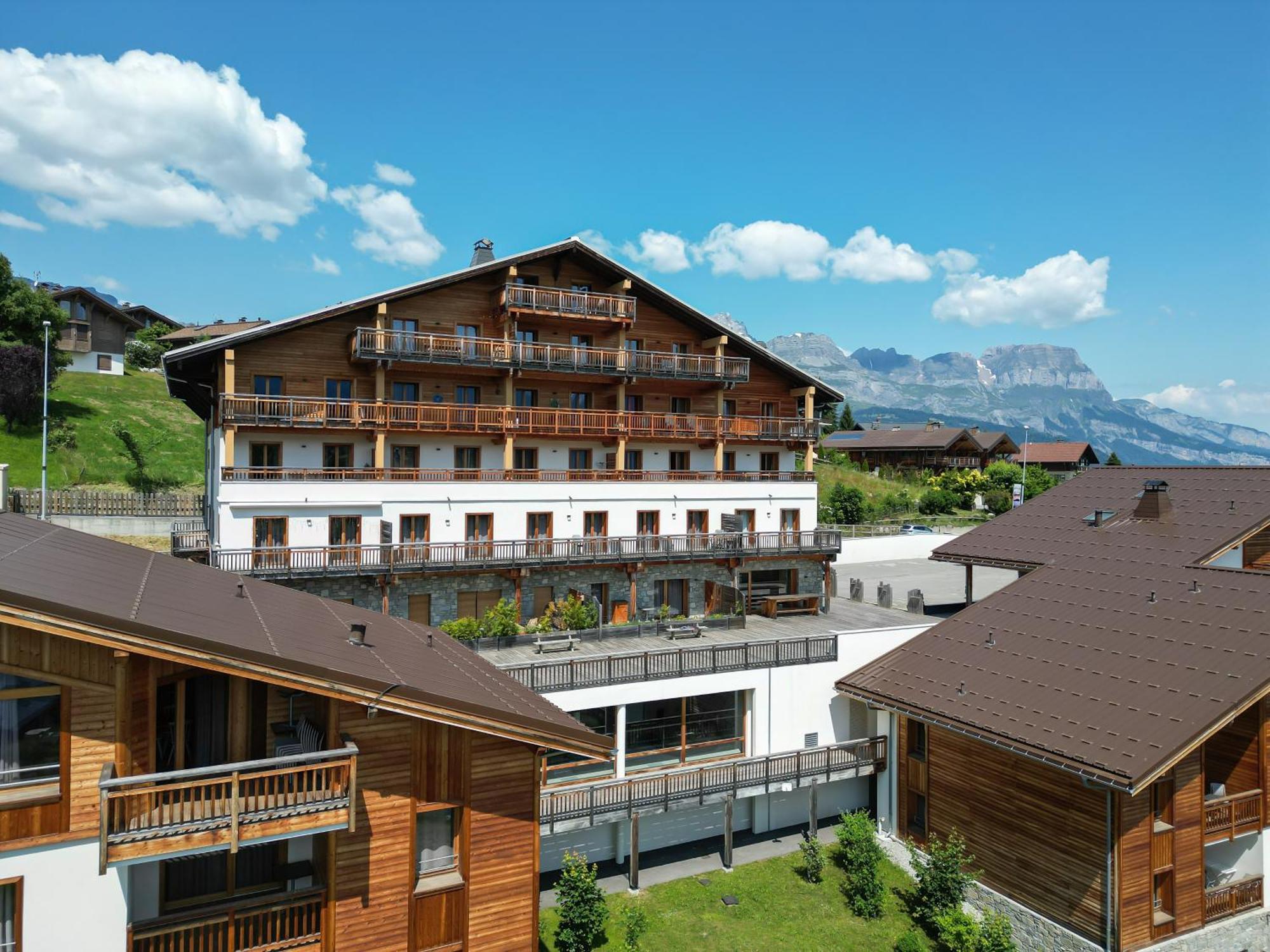 Terresens - Les Fermes Du Mont-Blanc Aparthotel Combloux Exterior foto